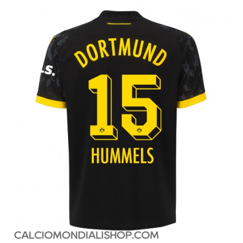 Maglie da calcio Borussia Dortmund Mats Hummels #15 Seconda Maglia 2023-24 Manica Corta